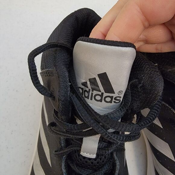 Adidas Boys Isolation 2 K C75843 Mid Top Basketball Shoes Sneakers Black Sz 7 - Picture 8 of 10